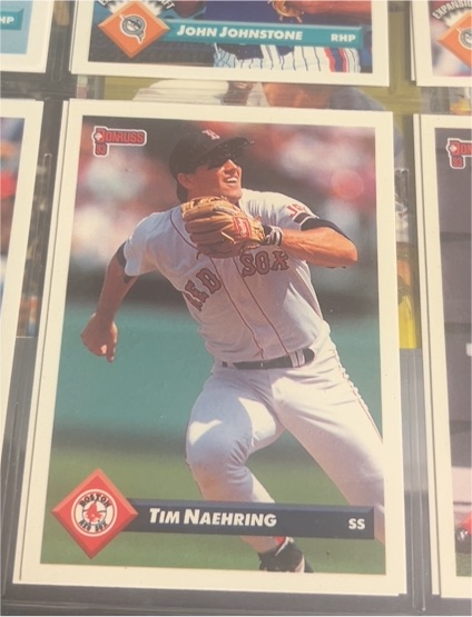 1993 Donruss #399 Tim Naehring — front
