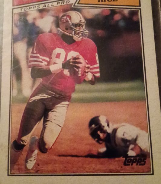 1987 Topps #115 Jerry Rice — front