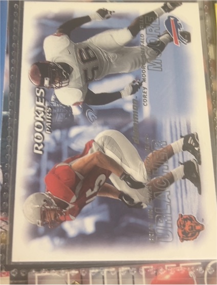 2000 SkyBox Dominion #242 Brian Urlacher / Corey Moore — front