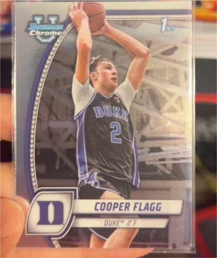 2024-25 Bowman Chrome #16 Cooper Flagg — front