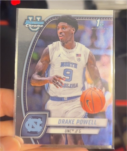 2024 Bowman University Chrome #69 Drake Powell — front