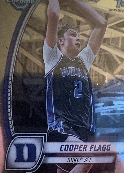 2024 Bowman Chrome University #16 Cooper Flagg — front