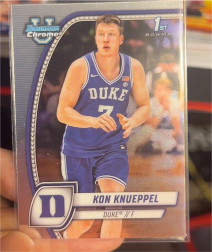 2024-25 Bowman University Chrome #48 Kon Knueppel — front