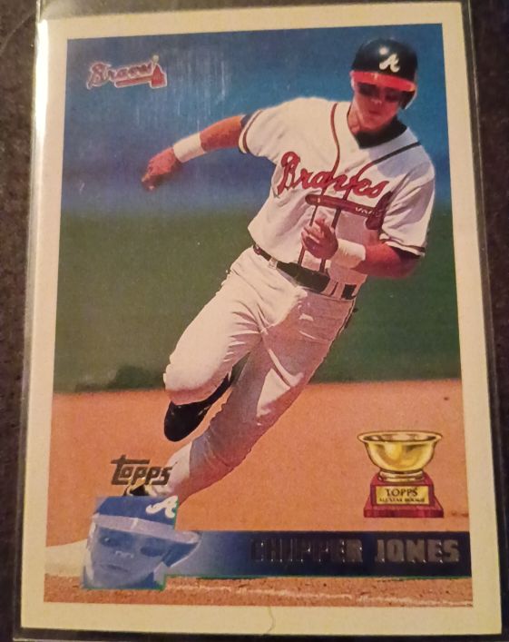 1996 Topps #177 Chipper Jones — front