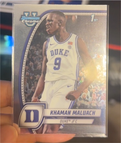 2024-25 Bowman University Chrome #46 Khaman Maluach — front