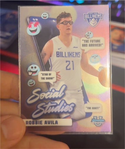 2024-25 Bowman University Chrome Social Studies #SS-14 Robbie Avila — front