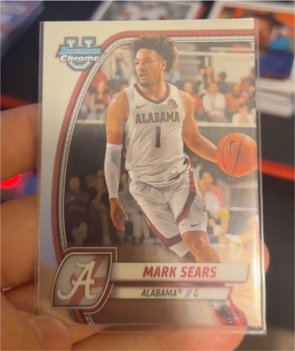 2024-25 Bowman Chrome University #99 Mark Sears — front
