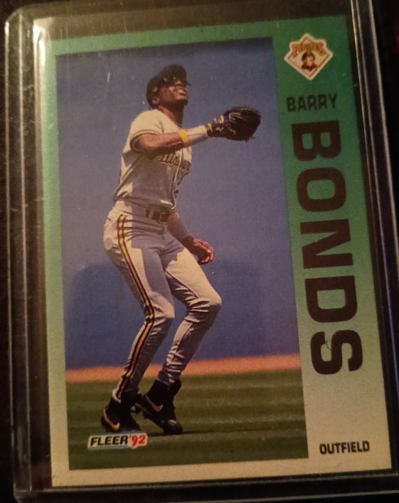 1992 Fleer #550 Barry Bonds — front