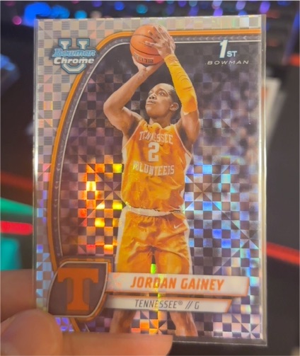 2024-25 Bowman Chrome University #33 Jordan Gainey — front