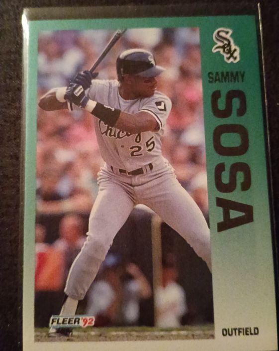 1992 Fleer #98 Sammy Sosa — front