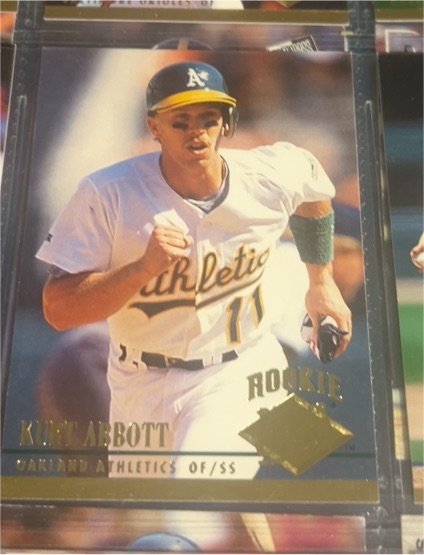 1994 Fleer Ultra #104 Kurt Abbott Rookie Card — front