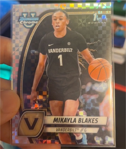 2024-25 Bowman University Chrome #55 Mikayla Blakes — front