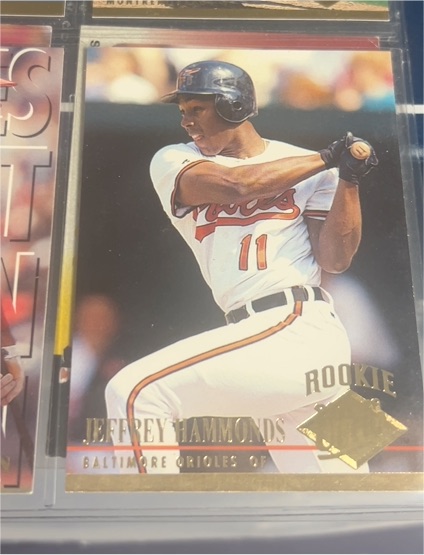 1994 Fleer Ultra #1 Jeffrey Hammonds — front