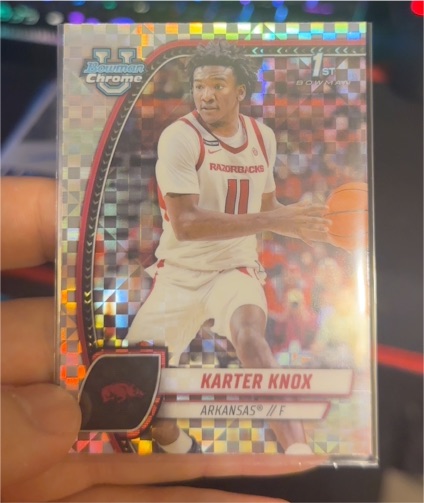 2024-25 Bowman Chrome University #41 Karter Knox — front