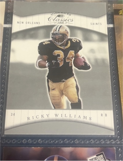 2001 Donruss Classics #34 Ricky Williams — front