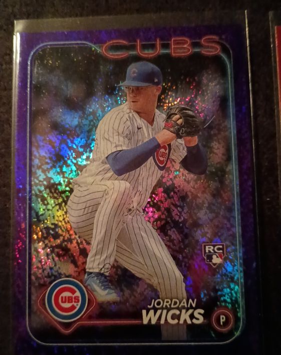 2024 Topps Chrome #6 Jordan Wicks — front