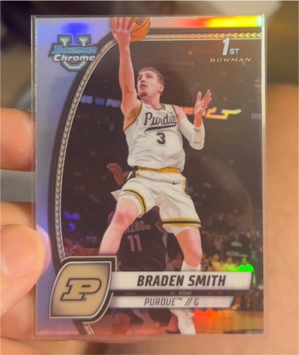 2024-25 Bowman University Chrome #12 Braden Smith — front