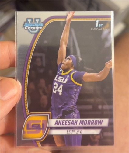 2024-25 Bowman University Chrome #6 Aneesah Morrow — front