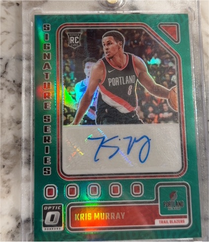 2023-24 Donruss Optic #SS-MUR Kris Murray — front
