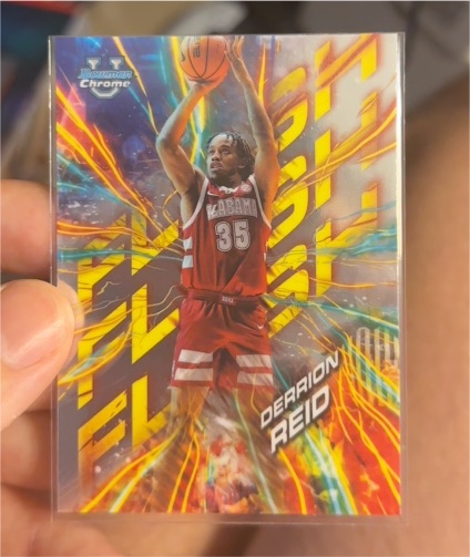 2024-25 Bowman University Chrome Flash #FL-4 Derrion Reid — front
