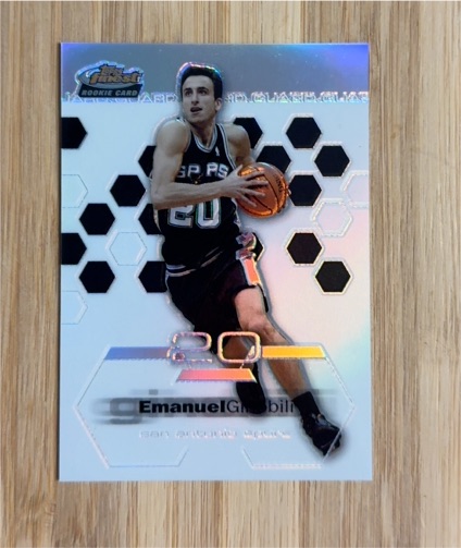 2002-03 Topps Finest #20 Emanuel Ginobili — front