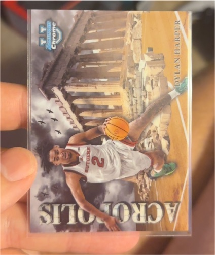 2024 Bowman University Chrome #A-3 Dylan Harper Acropolis — front