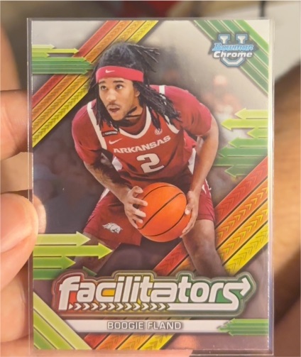2024-25 Bowman University Chrome #F-1 Boogie Fland Facilitators — front
