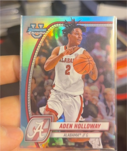 2024-25 Bowman Chrome University #57 Aden Holloway — front