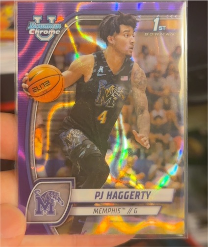 2024-25 Bowman Chrome University #59 PJ Haggerty — front