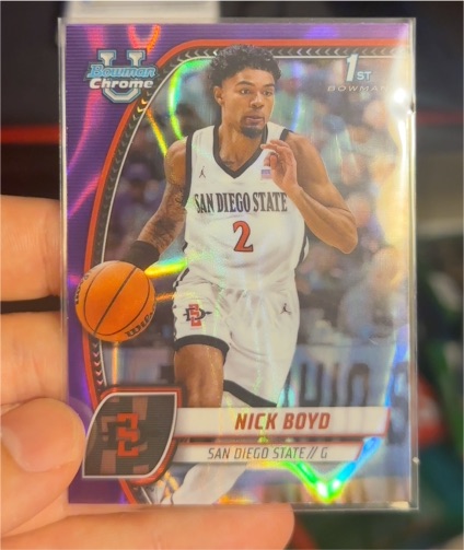2024-25 Bowman Chrome University #73 Nick Boyd — front