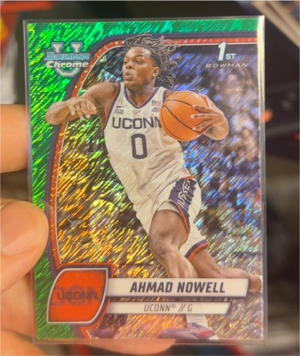 2024-25 Bowman Chrome University #2 Ahmad Nowell — front