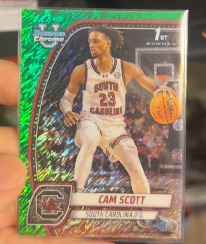 2024-25 Bowman Chrome University #13 Cam Scott — front