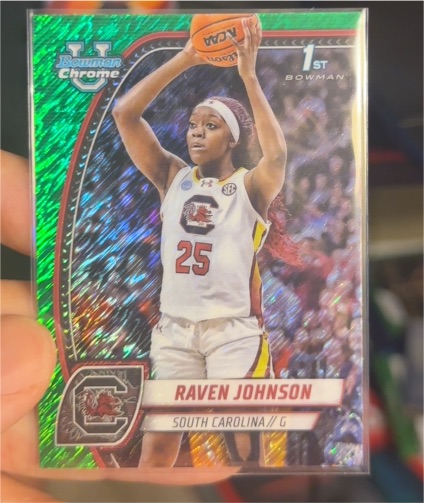 2024-25 Bowman Chrome University #60 Raven Johnson — front