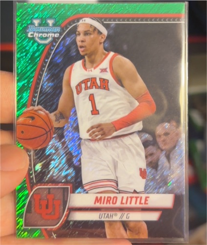 2024-25 Bowman University Chrome #79 Miro Little — front