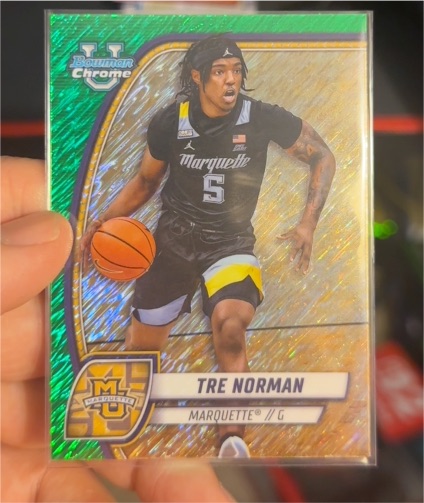2024-25 Bowman University Chrome #88 Tre Norman — front