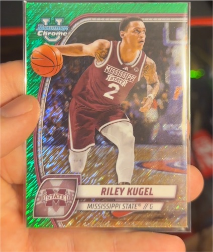 2024-25 Bowman Chrome University #70 Riley Kugel — front
