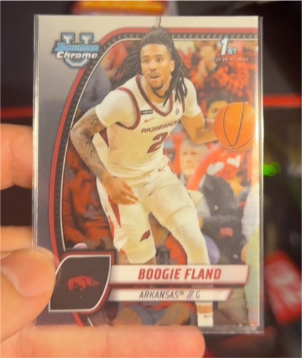 2024-25 Bowman Chrome University #11 Boogie Fland — front