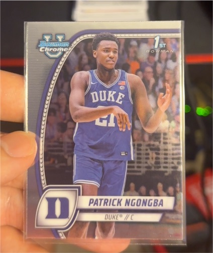 2024 Bowman Chrome University #58 Patrick Ngongba — front