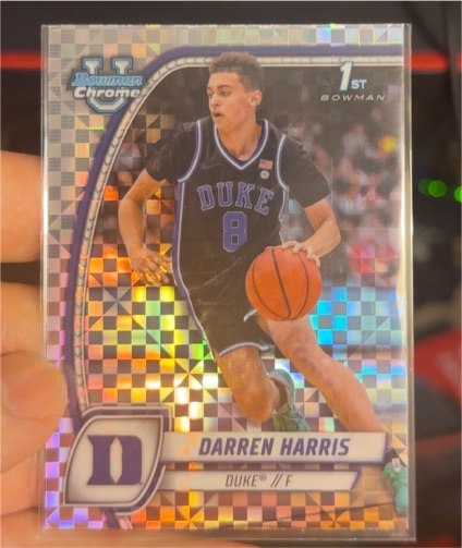 2024 Bowman Chrome University #18 Darren Harris — front