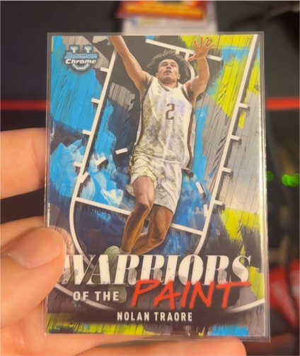 2024-25 Bowman Chrome University #WP-22 Nolan Traore Warriors of the Paint — front