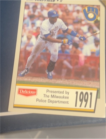 1991 Delicious Milwaukee Brewers Police Department #NNO — front