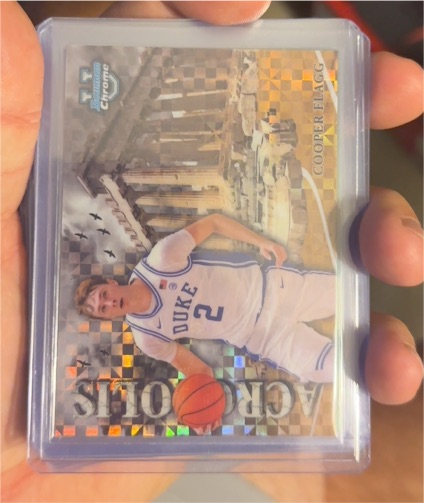 2024-25 Bowman Chrome University Acropolis #A-1 Cooper Flagg — front