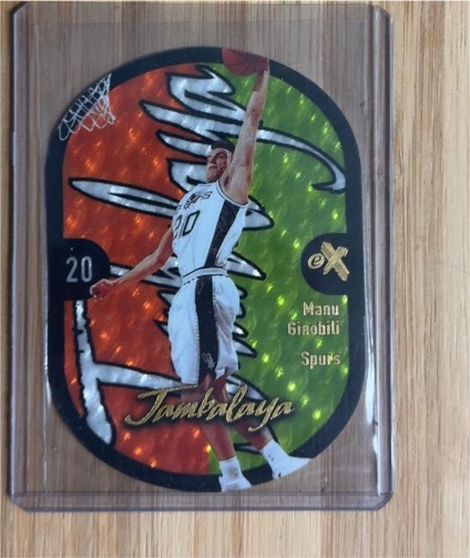 2006-07 Fleer E-X Jambalaya #J-MG Manu Ginobili — front