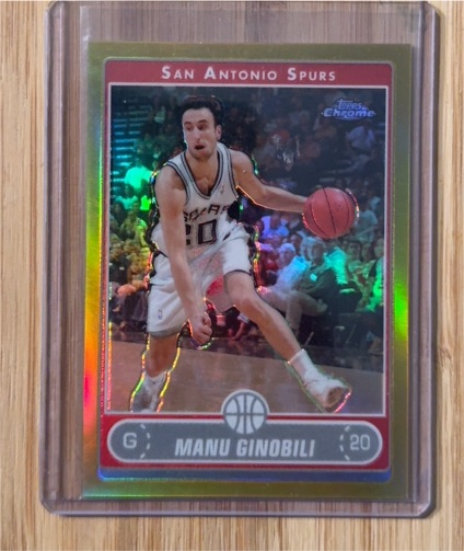 2006-07 Topps Chrome #78 Manu Ginobili — front