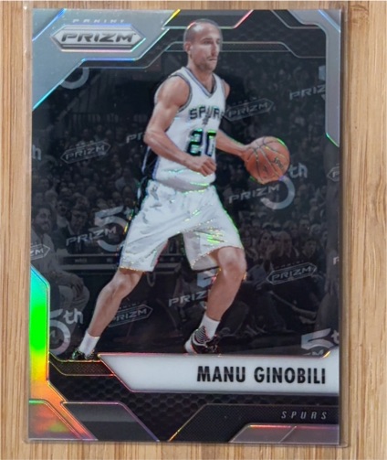 2016-17 Panini Prizm #20 Manu Ginobili — front