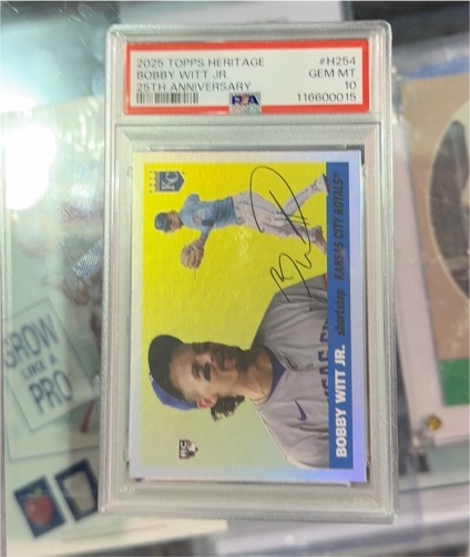 2025 Topps Heritage #H25-4 Bobby Witt Jr — front