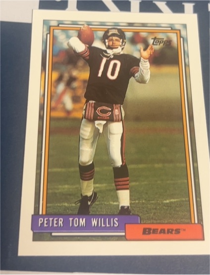 1992 Topps #620 Peter Tom Willis — front