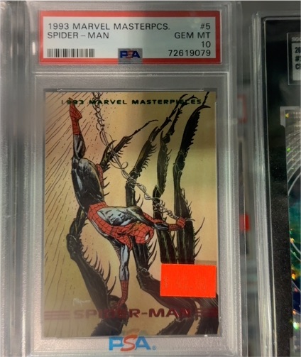 1993 Marvel Masterpieces #5 Spider-Man — front