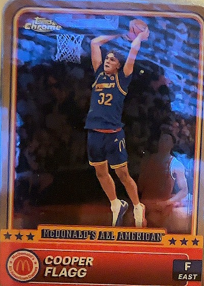2024 Topps Chrome McDonald's All American #28 Cooper Flagg — front