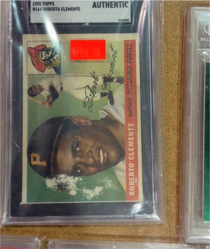 1955 Topps #164 Roberto Clemente — front